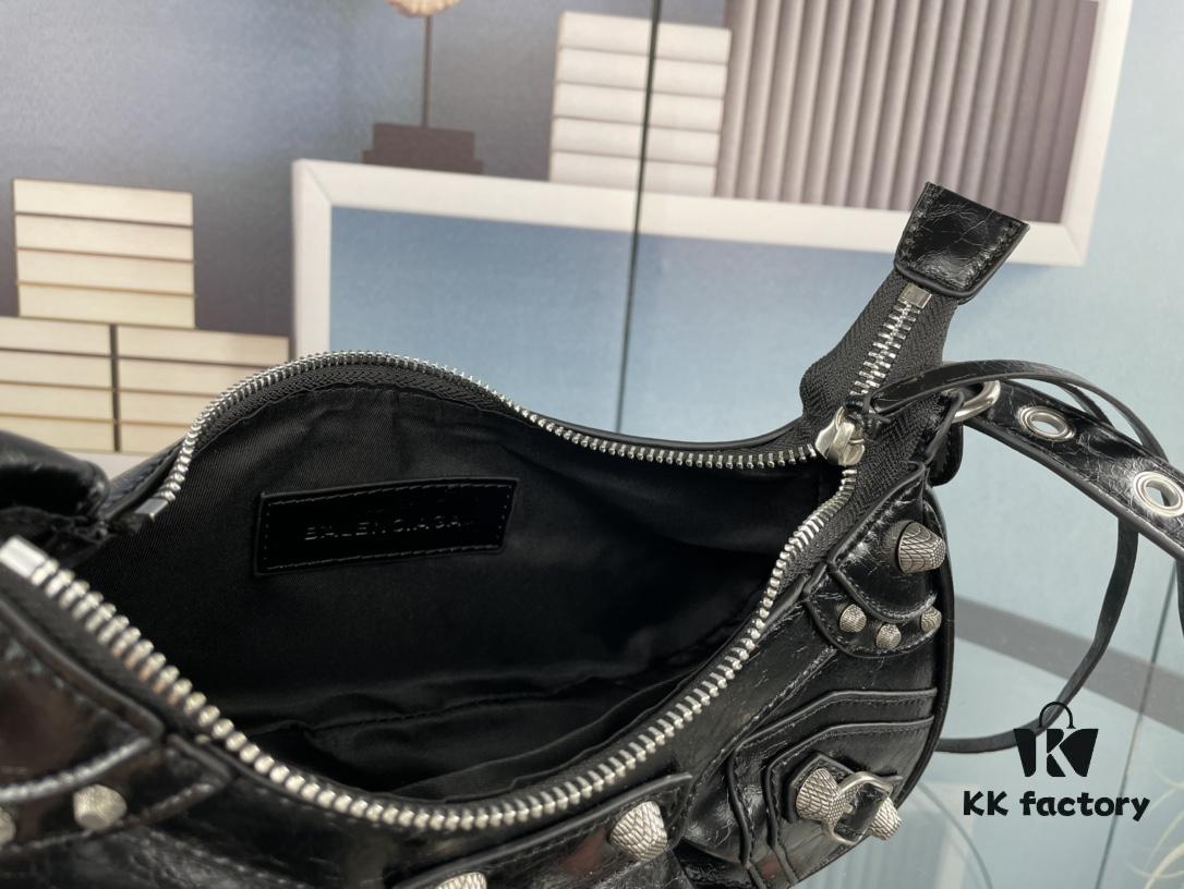 Balenciaga Le Cagole Crescent Shoulder Bag - Small Size