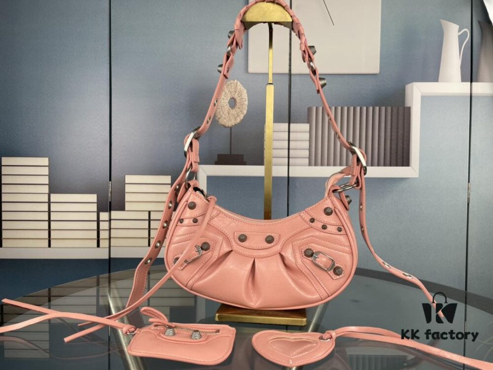 Small Size - Balenciaga Le Cagole Crescent Shoulder Bag