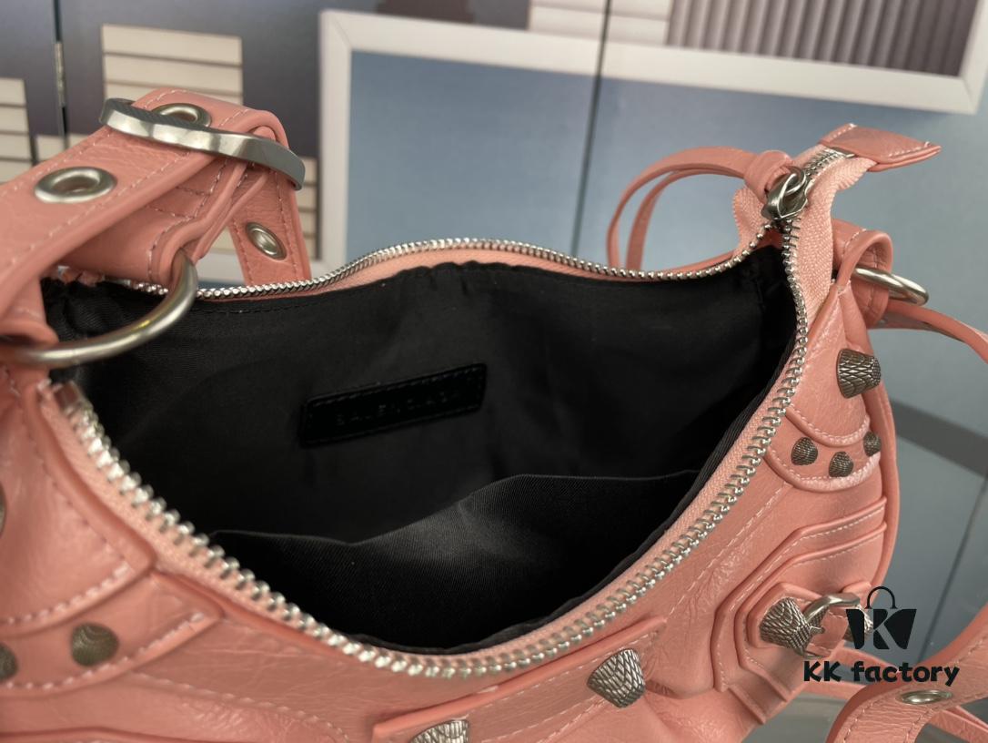 Small Size - Balenciaga Le Cagole Crescent Shoulder Bag