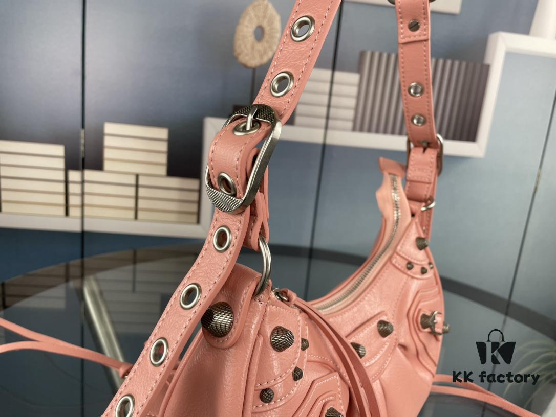 Small Size - Balenciaga Le Cagole Crescent Shoulder Bag