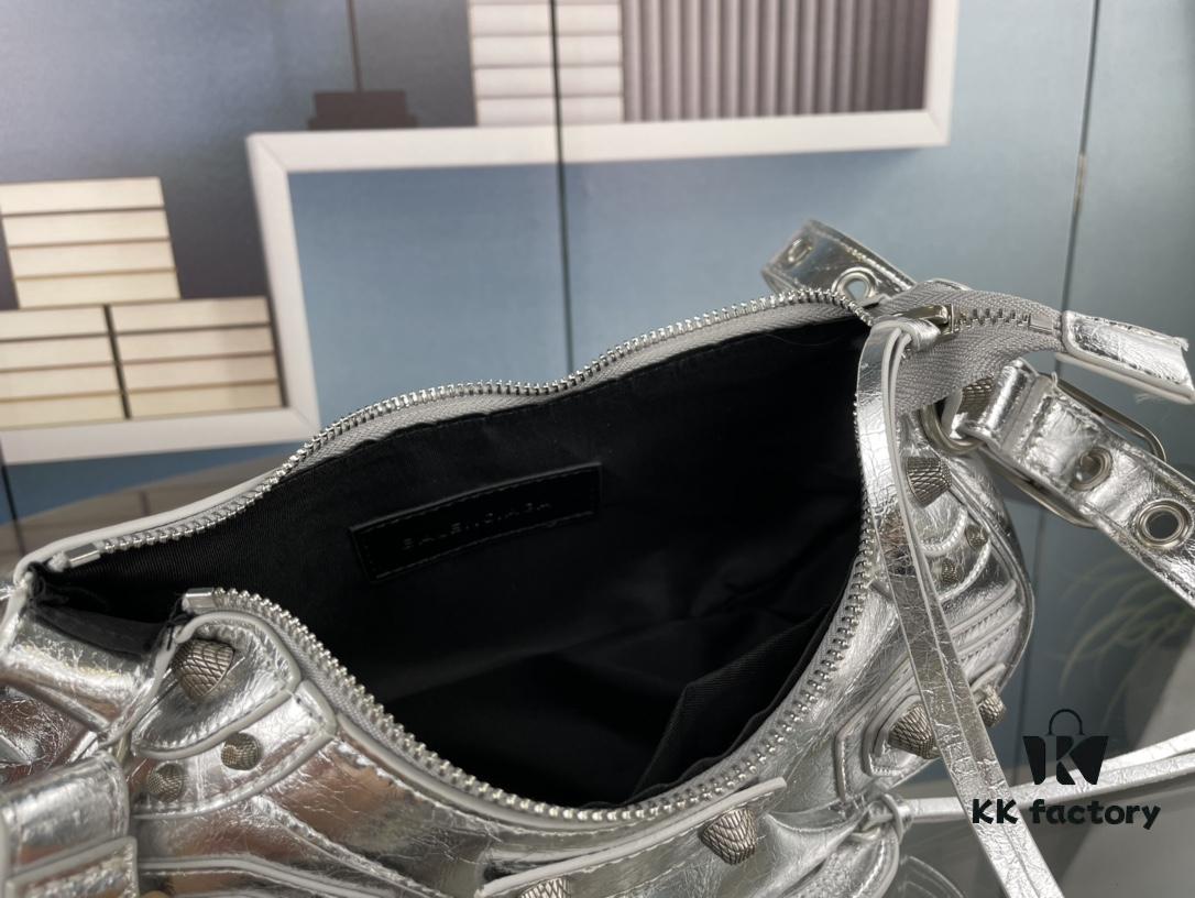 Balenciaga Le Cagole Crescent Shoulder Bag - Small Size