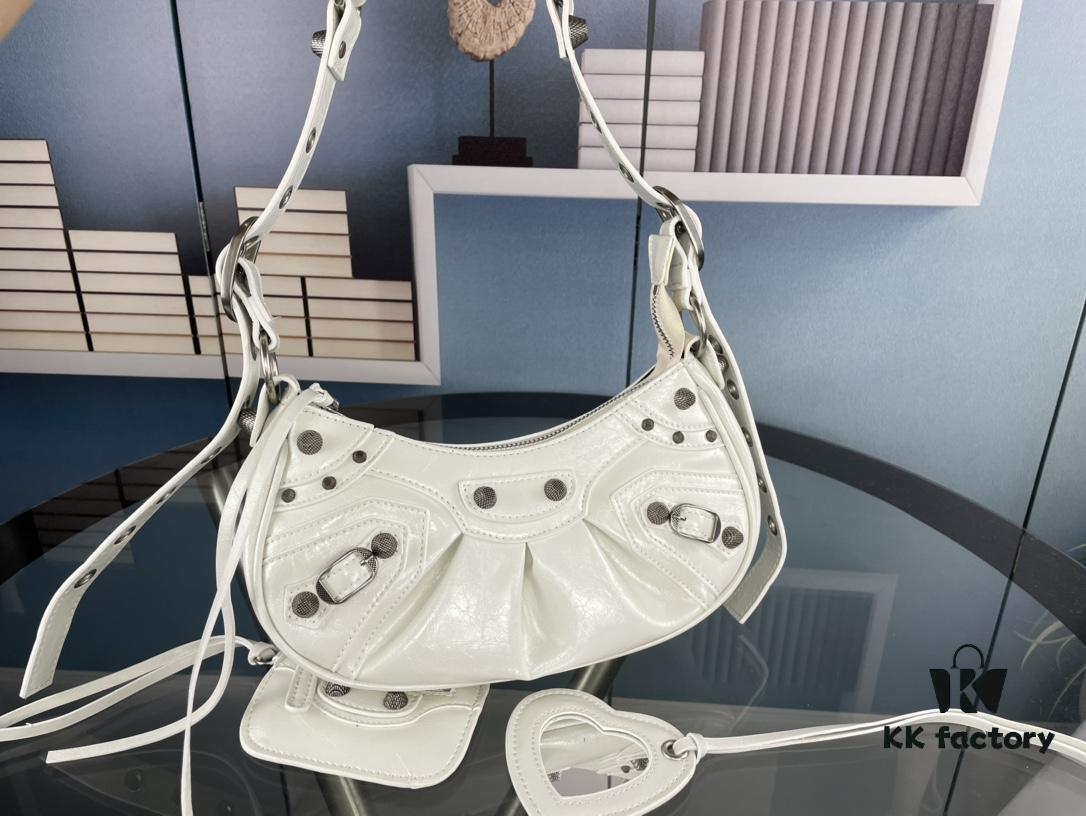 Balenciaga Le Cagole Crescent Shoulder Bag - Small Size