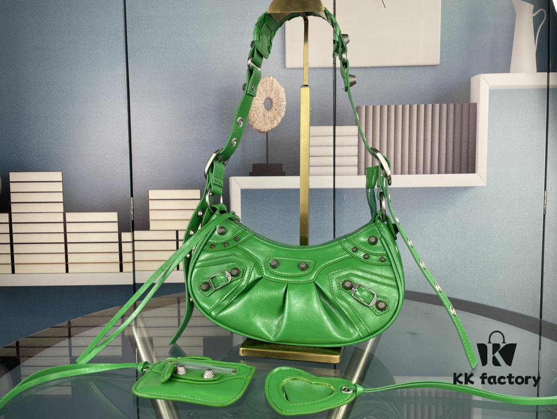 Balenciaga Le Cagole Crescent Shoulder Bag - Small Size