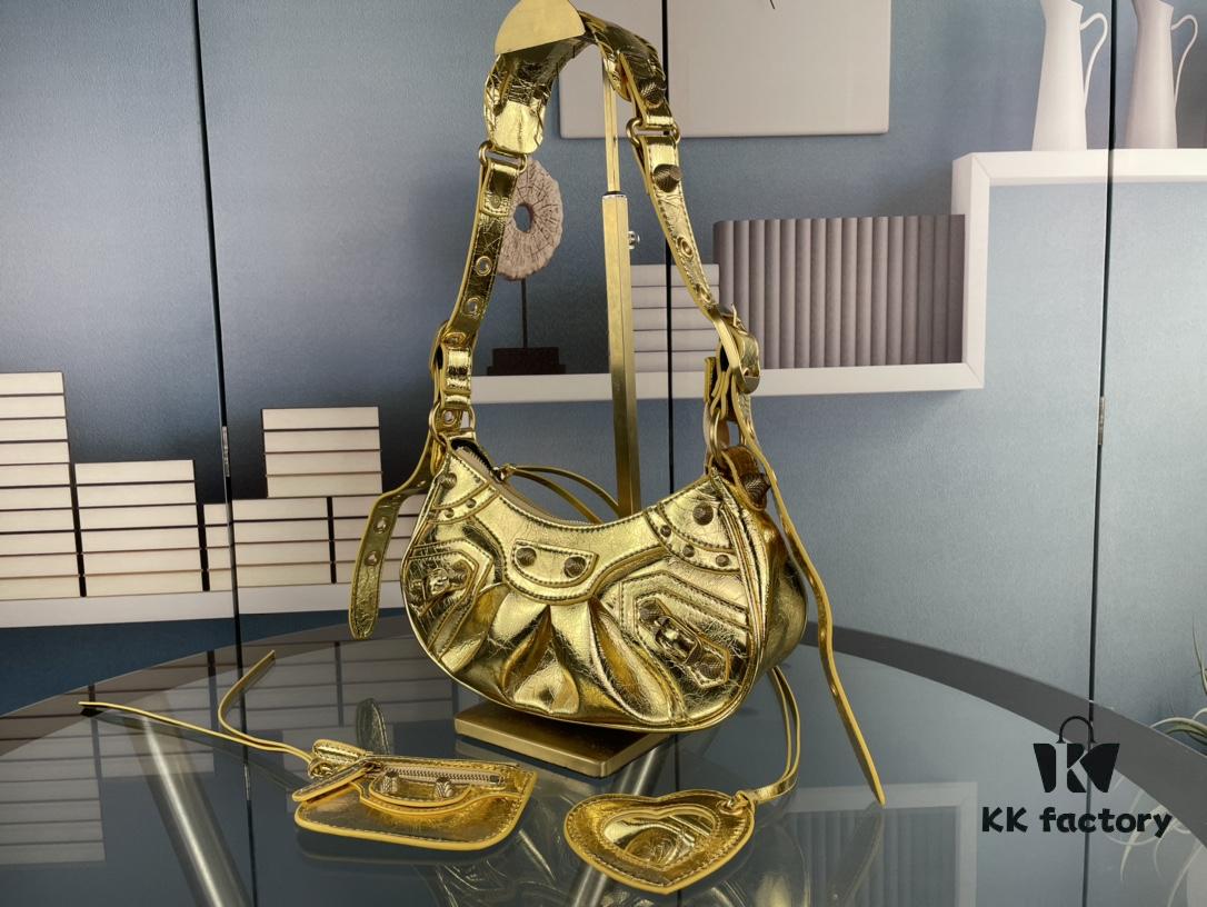 Balenciaga Le Cagole Crescent Shoulder Bag - Small