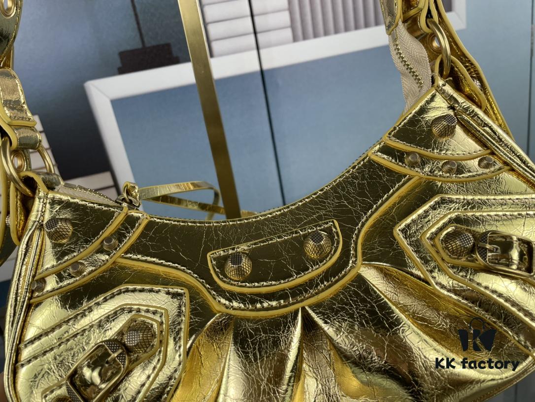 Balenciaga Le Cagole Crescent Shoulder Bag - Small