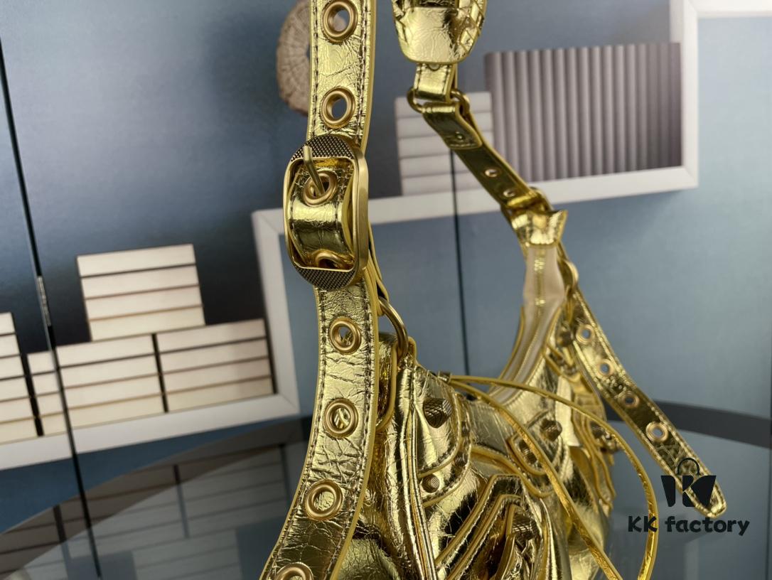 Balenciaga Le Cagole Crescent Shoulder Bag - Small