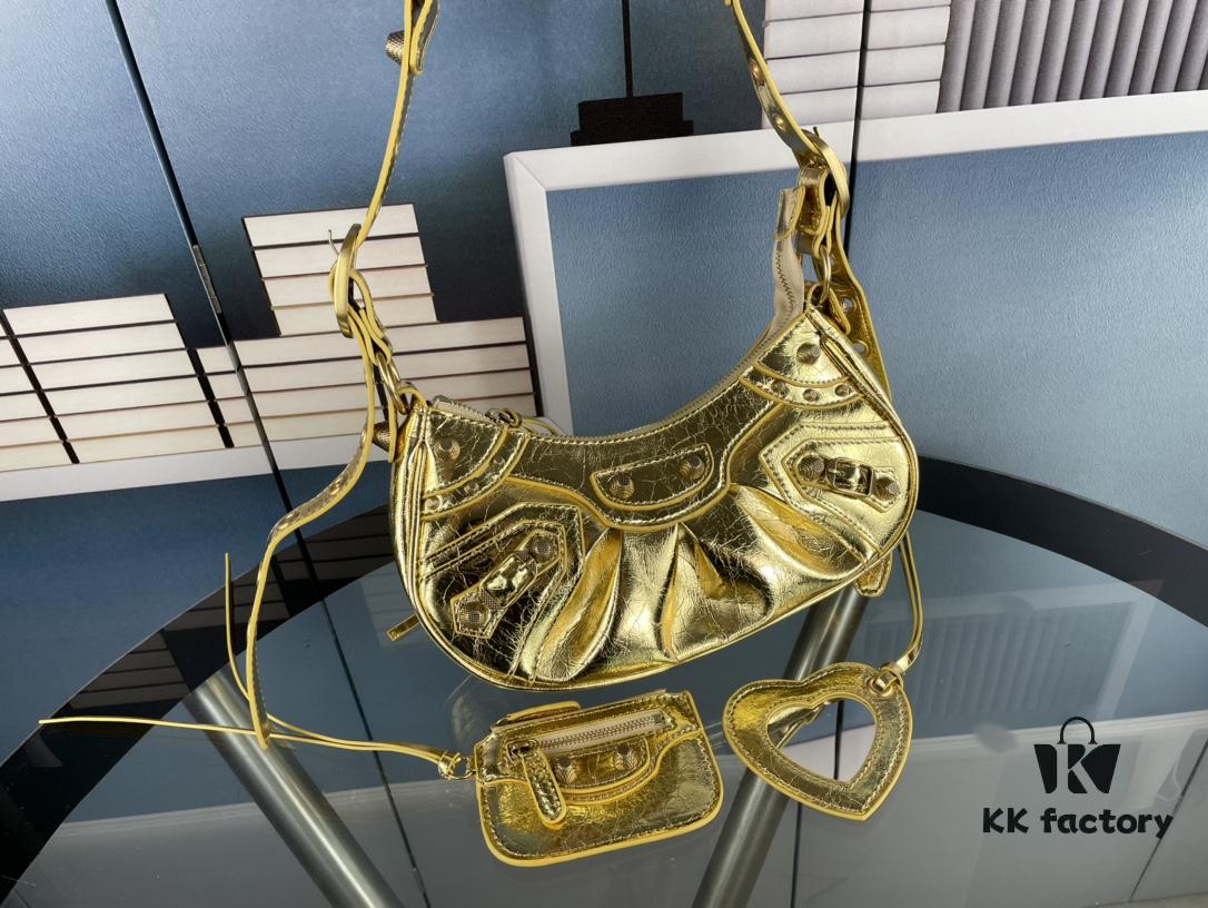 Balenciaga Le Cagole Crescent Shoulder Bag - Small