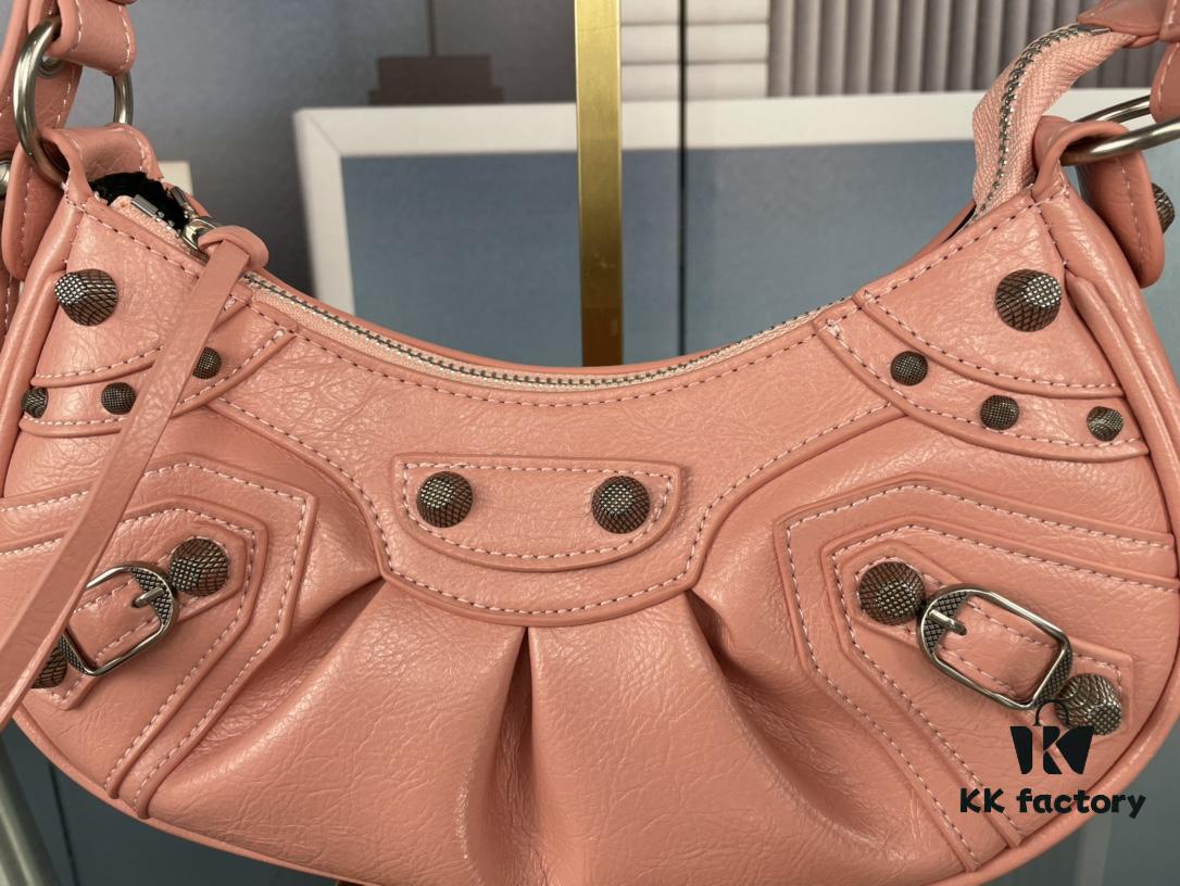 Small Size - Balenciaga Le Cagole Crescent Shoulder Bag