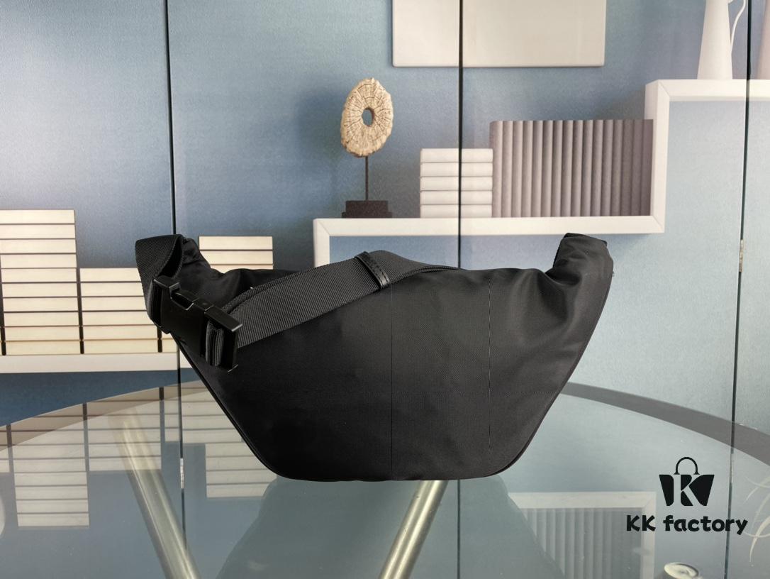 Upgraded Version (with Inner Code) Silkscreen, Genuine Counterpart Quality BALENCIAGA Balenciaga Chest Bag / Waist Bag (Unisex), Size: 24*9*18cm