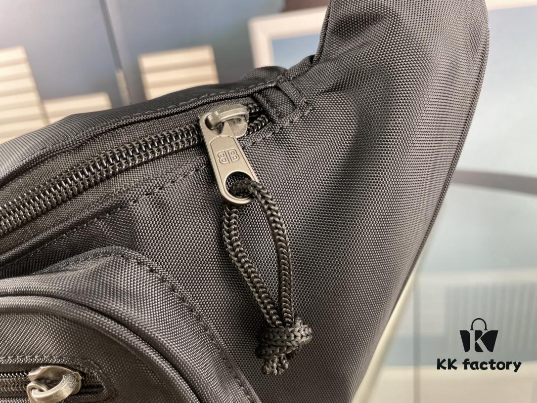 Upgraded Version (with Inner Code) Silkscreen, Genuine Counterpart Quality BALENCIAGA Balenciaga Chest Bag / Waist Bag (Unisex), Size: 24*9*18cm