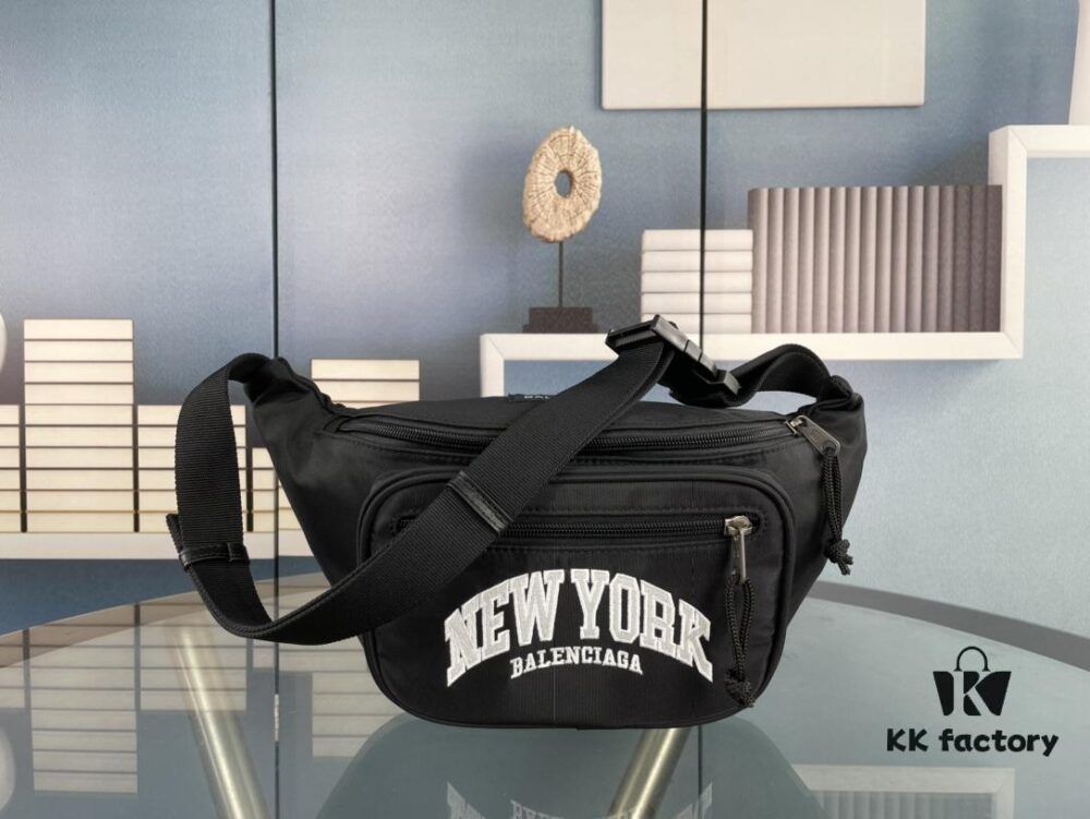 Upgraded Version (with Inner Code) Screen Printed Genuine Store Quality 【Top Original Quality】 BALENCIAGA Balenciaga Chest Bag / Waist Bag (Unisex) Size: 24*9*18cm