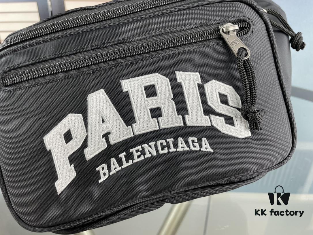 Upgraded Version (with Inner Code) Silkscreen, Genuine Counterpart Quality BALENCIAGA Balenciaga Chest Bag / Waist Bag (Unisex), Size: 24*9*18cm