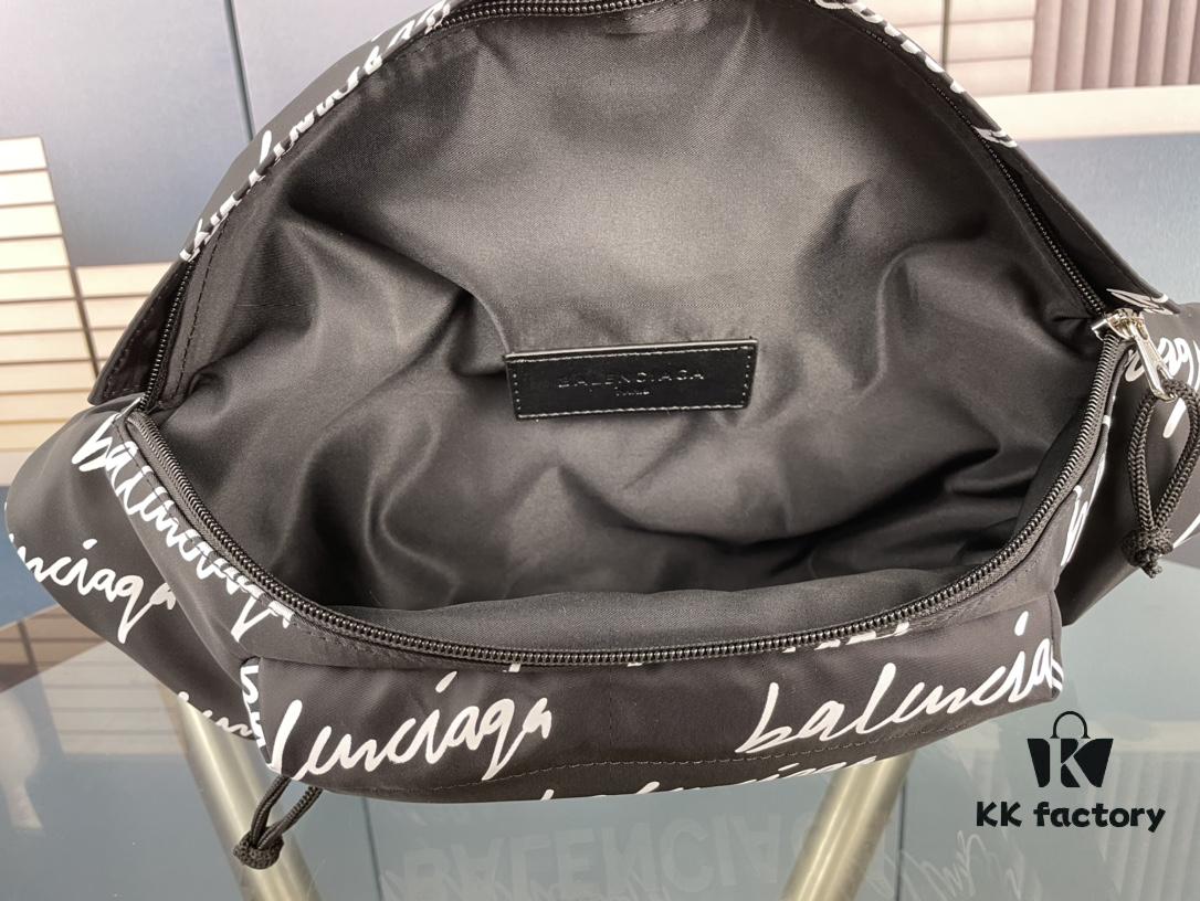 Upgraded Version (with Inner Code) 💰 Screen Printed, Genuine Counterpart Quality 【Top Original Quality】💴 BALENCIAGA Paris Sport Bag / Waist Bag (Unisex) Size: 24*9*18cm 3D Embroidery Process 🤔 Perfectly Matched to Authentic Details 💪🏿 High-Cost Replication 👍 Imported Original South Korean Fabric 🙂 Custom-Made Original Hardware ✨ Smooth Zippers 🏄🏻 Perfect Craftsmanship 💼 No Compromise on Quality, Exceptional Durability