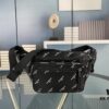 Upgraded Version (with Inner Code) Screen Printed Genuine Counterpart Quality BALENCIAGA Paris Fashion Crossbody Bag / Waist Bag (Unisex) Size: 24*9*18cm