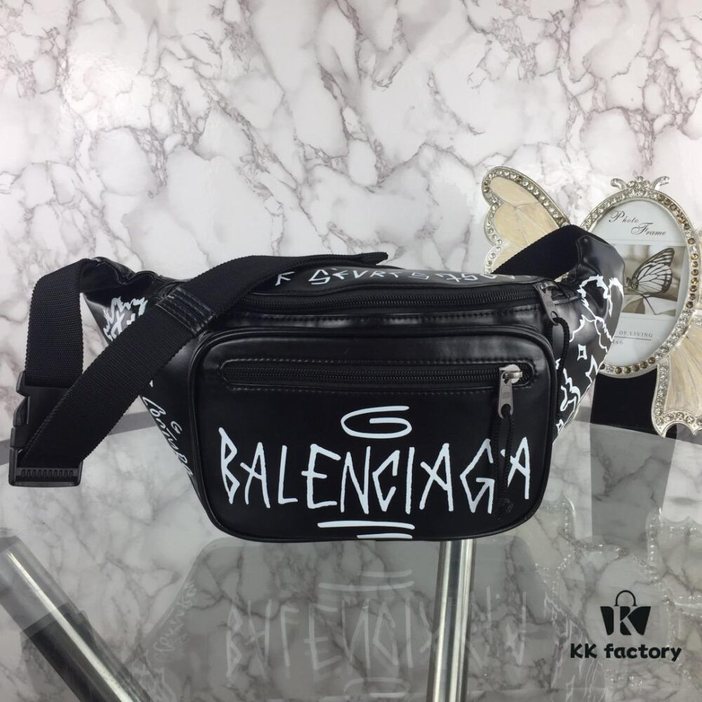 Top Quality Original Version BALENCIAGA Balenciaga Chest Bag / Waist Bag (Unisex) Graffiti Design