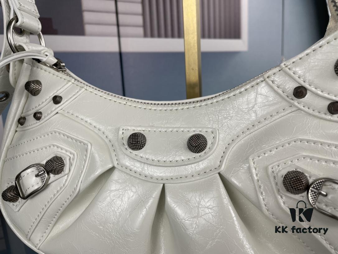 Balenciaga Le Cagole Crescent Shoulder Bag - Small Size