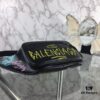Top-Quality Original Version BALENCIAGA Graffiti Crossbody Waist Bag (Unisex) - Imported Genuine Leather, Authentic Hardware, Smooth Zipper