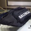 Upgraded Version Available at Counter | Top-Quality Original Replica BALENCIAGA Paris Fashion Crossbody Bag / Waist Bag (Unisex) Model: 180613 (Black) Size: 24*9*18cm