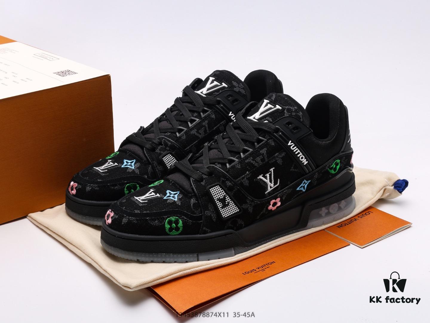 Louis Vuitton Trainer Sneaker Low Casual Sports Cultural Versatile Slip-on Shoes