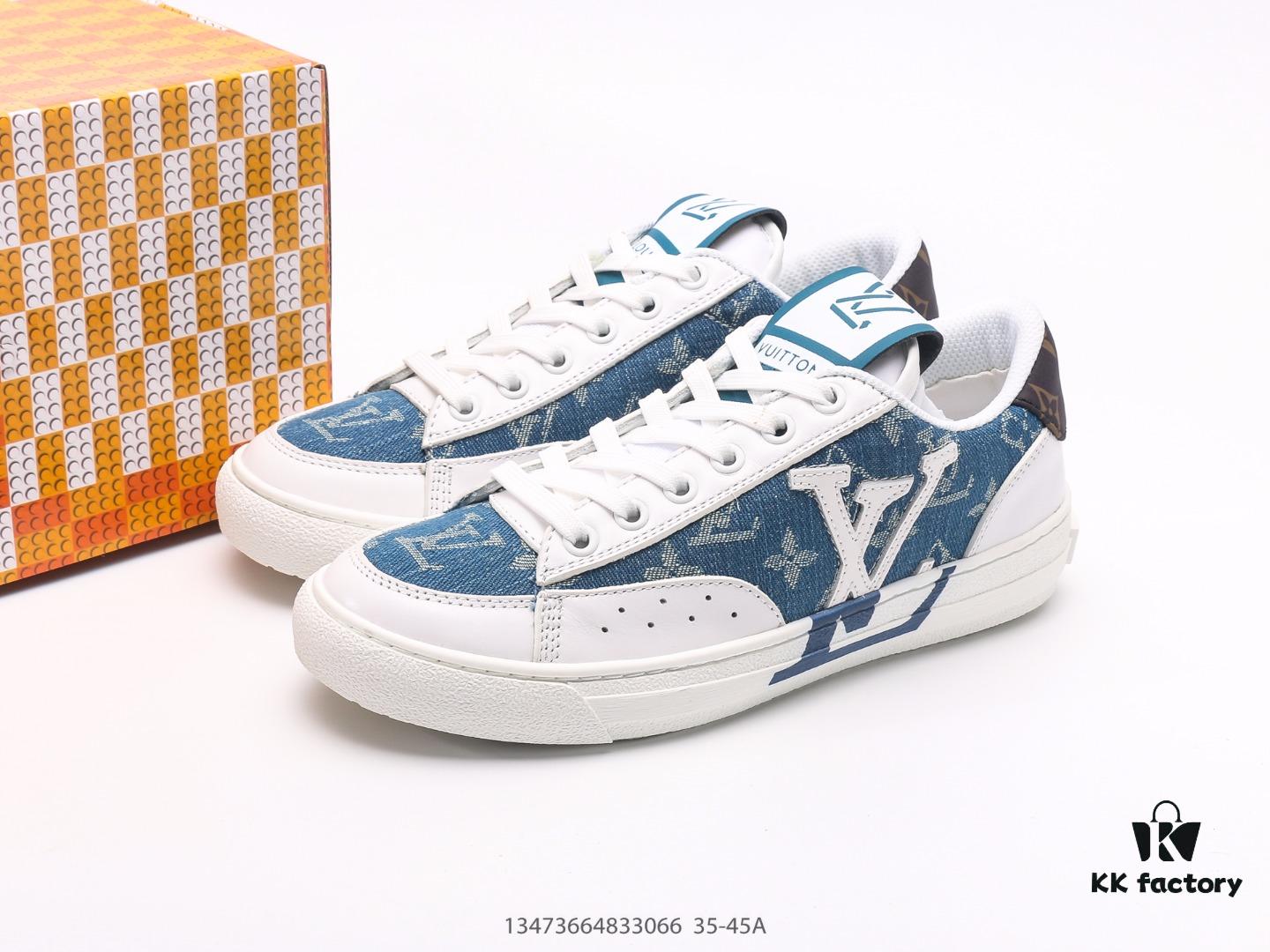 Louis Vuitton Trainer Sneaker Low Casual Sports Cultural Versatile Skate Shoes