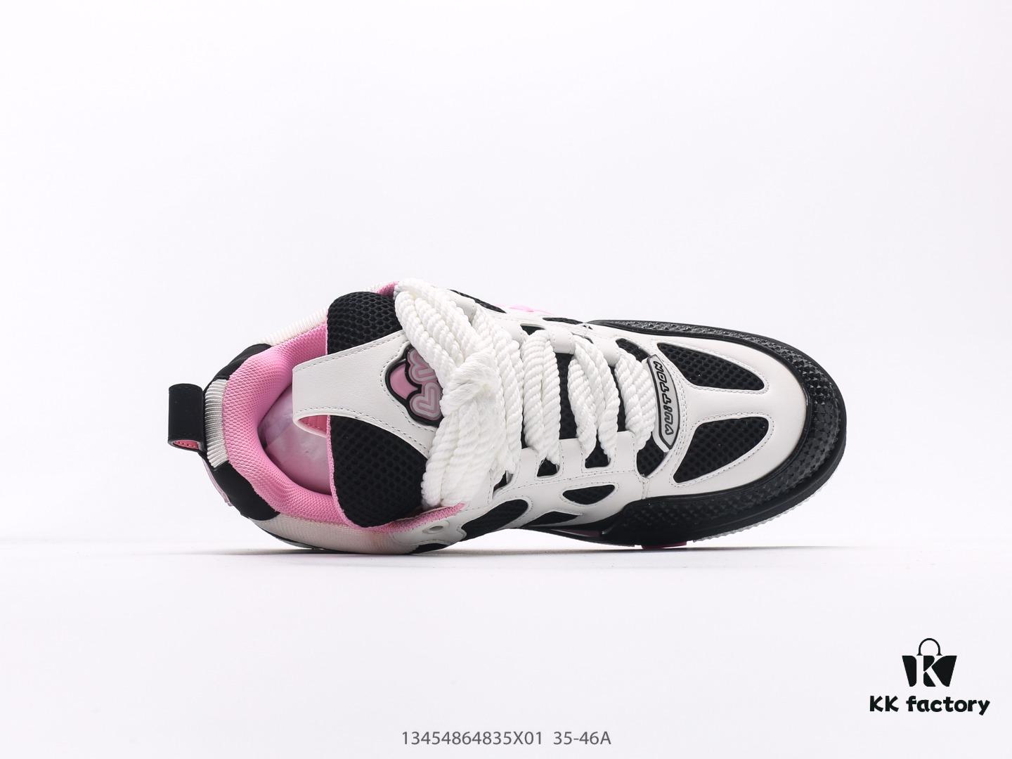 Louis Vuitton LV Sneakers, Fashionable Chunky Elevator Sports Shoes with Comfortable Non-Slip Sole and Iconic 3D Printed Logo