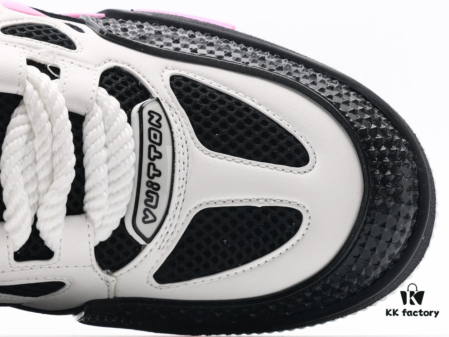 Louis Vuitton LV Sneakers, Fashionable Chunky Elevator Sports Shoes with Comfortable Non-Slip Sole and Iconic 3D Printed Logo