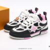 Louis Vuitton LV Sneakers, Fashionable Chunky Elevator Sports Shoes with Comfortable Non-Slip Sole and Iconic 3D Printed Logo