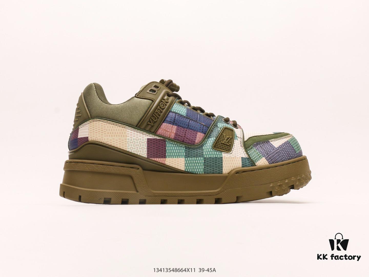 Louis Vuitton LV Sneakers, Fashion Athletic Shoes, Trendy Platform Elevator Shoes with Comfortable Non-slip Sole