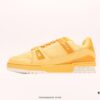 Louis Vuitton LV Sneakers, Fashionable Thick-Soled Elevated Athletic Shoes with Comfortable Non-Slip Sole and Iconic 3D Logo Design