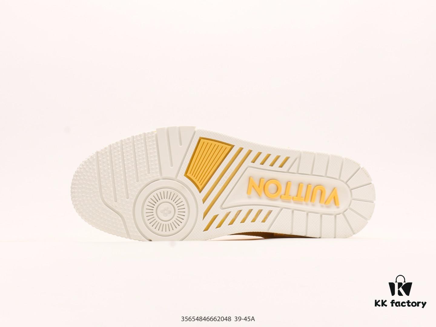 Louis Vuitton LV Sneakers, Fashionable Thick-Soled Elevated Athletic Shoes with Comfortable Non-Slip Sole and Iconic 3D Logo Design