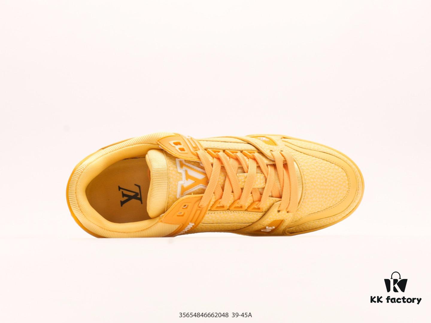 Louis Vuitton LV Sneakers, Fashionable Thick-Soled Elevated Athletic Shoes with Comfortable Non-Slip Sole and Iconic 3D Logo Design