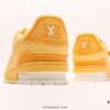 Louis Vuitton LV Sneakers, Fashionable Thick-Soled Elevated Athletic Shoes with Comfortable Non-Slip Sole and Iconic 3D Logo Design