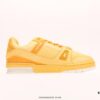 Louis Vuitton LV Sneakers, Fashionable Thick-Soled Elevated Athletic Shoes with Comfortable Non-Slip Sole and Iconic 3D Logo Design