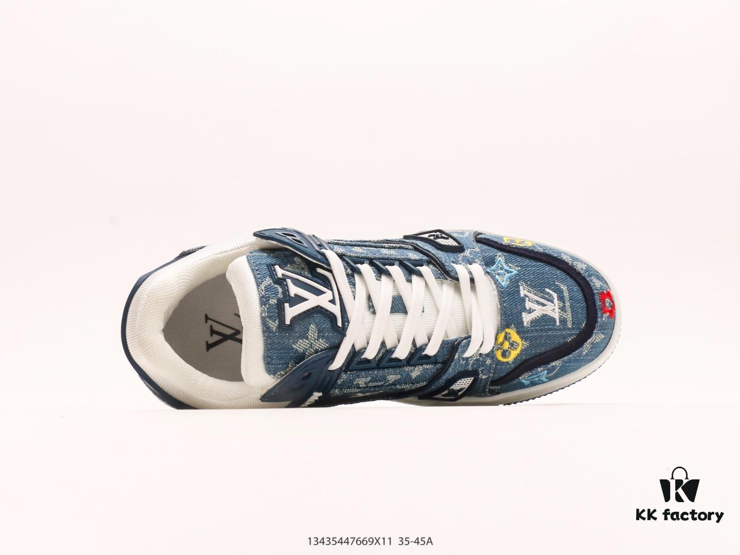 Louis Vuitton LV Sneakers, Fashion Athletic Shoes, Trendy Platform Elevated Shoes with Comfortable Non-slip Sole