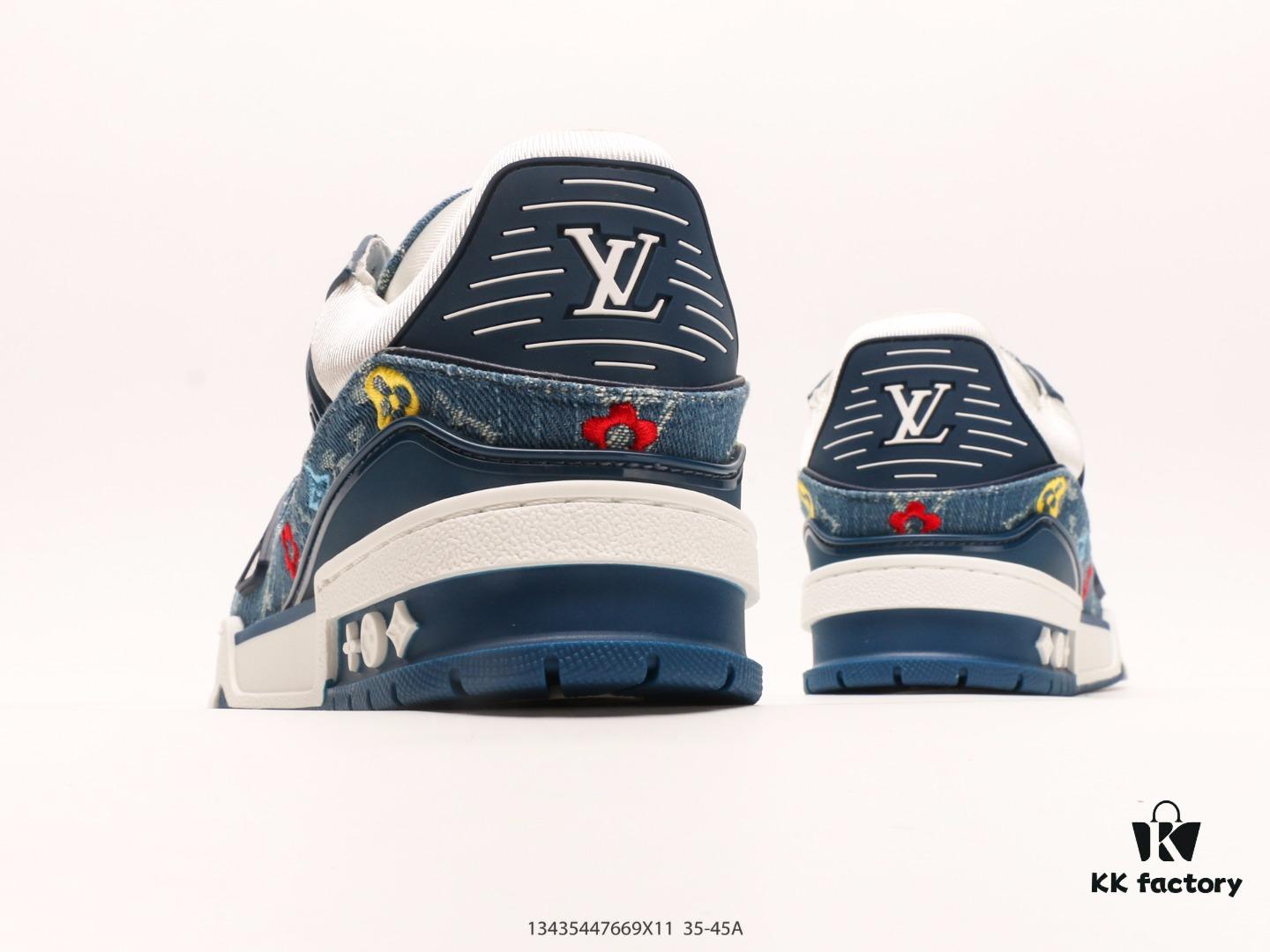 Louis Vuitton LV Sneakers, Fashion Athletic Shoes, Trendy Platform Elevated Shoes with Comfortable Non-slip Sole