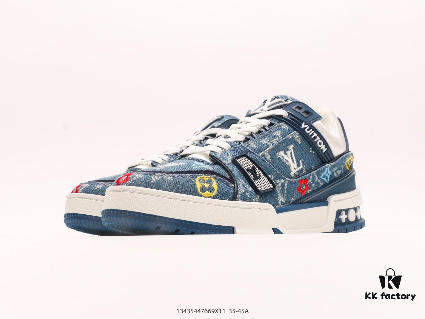 Louis Vuitton LV Sneakers, Fashion Athletic Shoes, Trendy Platform Elevated Shoes with Comfortable Non-slip Sole