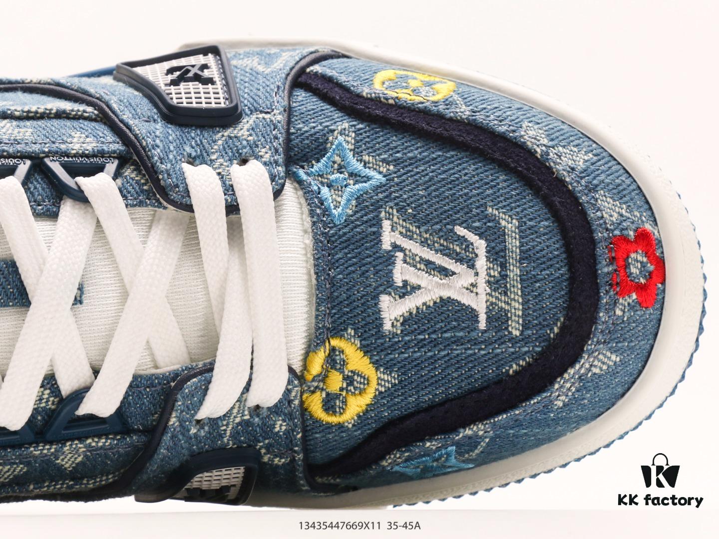 Louis Vuitton LV Sneakers, Fashion Athletic Shoes, Trendy Platform Elevated Shoes with Comfortable Non-slip Sole