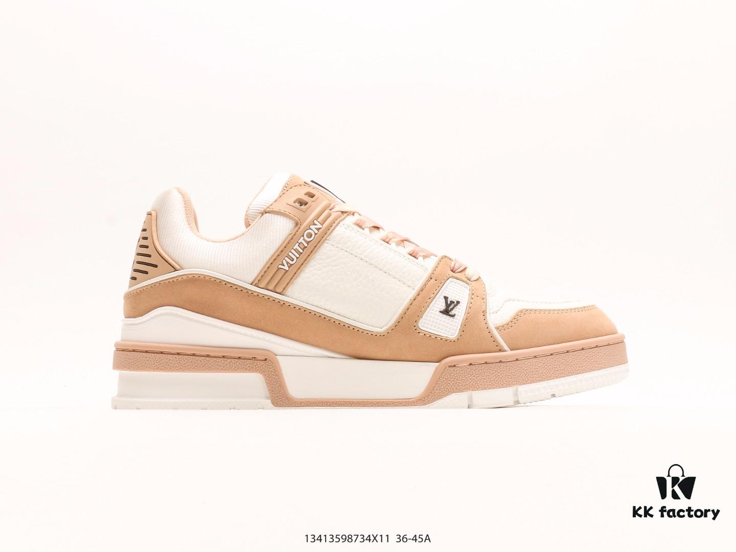 Louis Vuitton LV Trainer Low-Top Casual Sneakers, Premium Quality, Authentic Craftsmanship, Full Original Packaging, Precise Color Matching, TPU Outsole, Ideal Last Shape, Consistent with Original Details