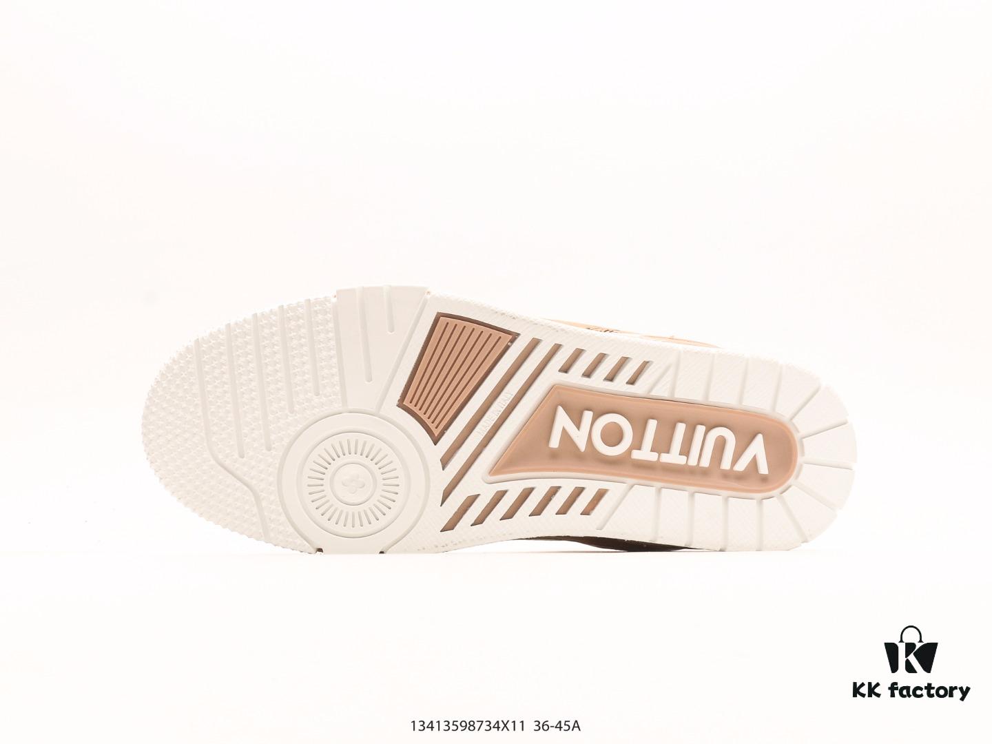 Louis Vuitton LV Trainer Low-Top Casual Sneakers, Premium Quality, Authentic Craftsmanship, Full Original Packaging, Precise Color Matching, TPU Outsole, Ideal Last Shape, Consistent with Original Details