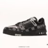 Louis Vuitton Trail Sneaker Low Casual Sports Cultural Versatile Basketball Skate Shoe with TPR Glossy Outsole #Flexible Drip Molding Support Piece #Insole Embedded with Ultra-Soft Latex Material for Superior Comfort
