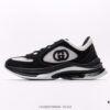 Gucci Rhyton Vintage Trainer Sneaker, Gucci Dad Shoe 3D Leather Horn-Shaped Retro Running Shoe