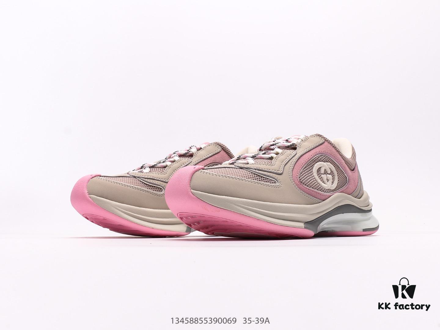 Gucci Rhyton Vintage Trainer Sneaker, 3D Leather Retro Dad Shoe