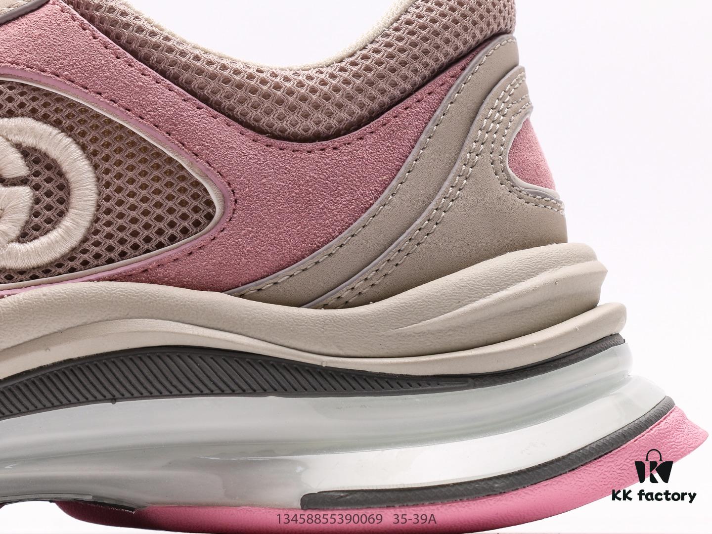 Gucci Rhyton Vintage Trainer Sneaker, 3D Leather Retro Dad Shoe