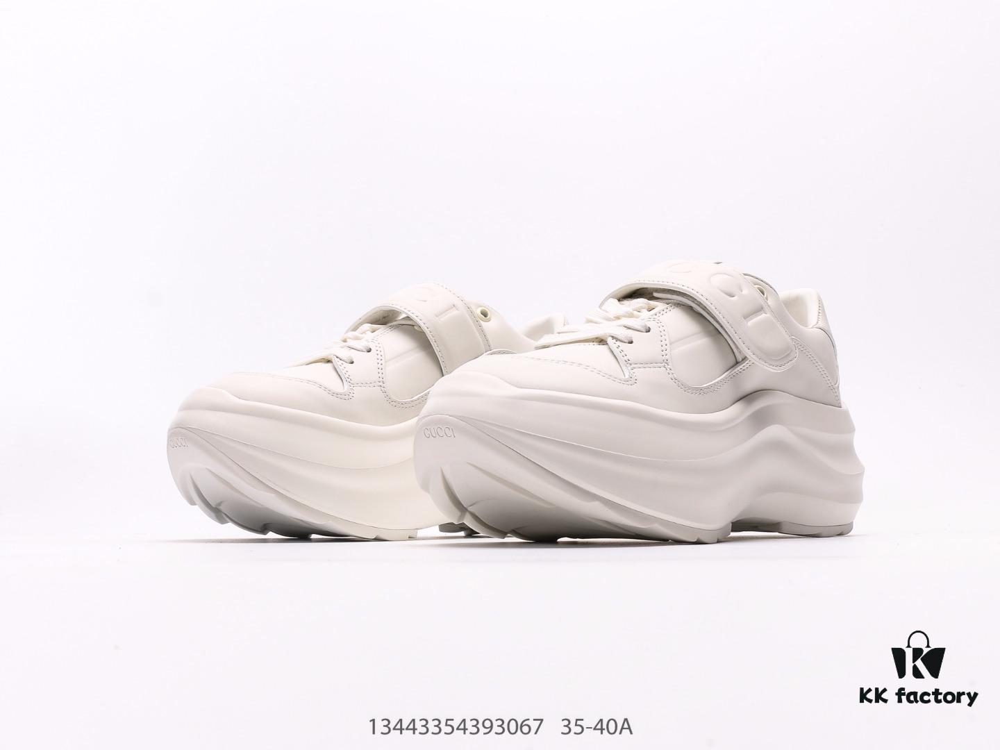 Gucci Rhyton Vintage Trainer Sneaker, 3D Leather Retro Dad Shoe