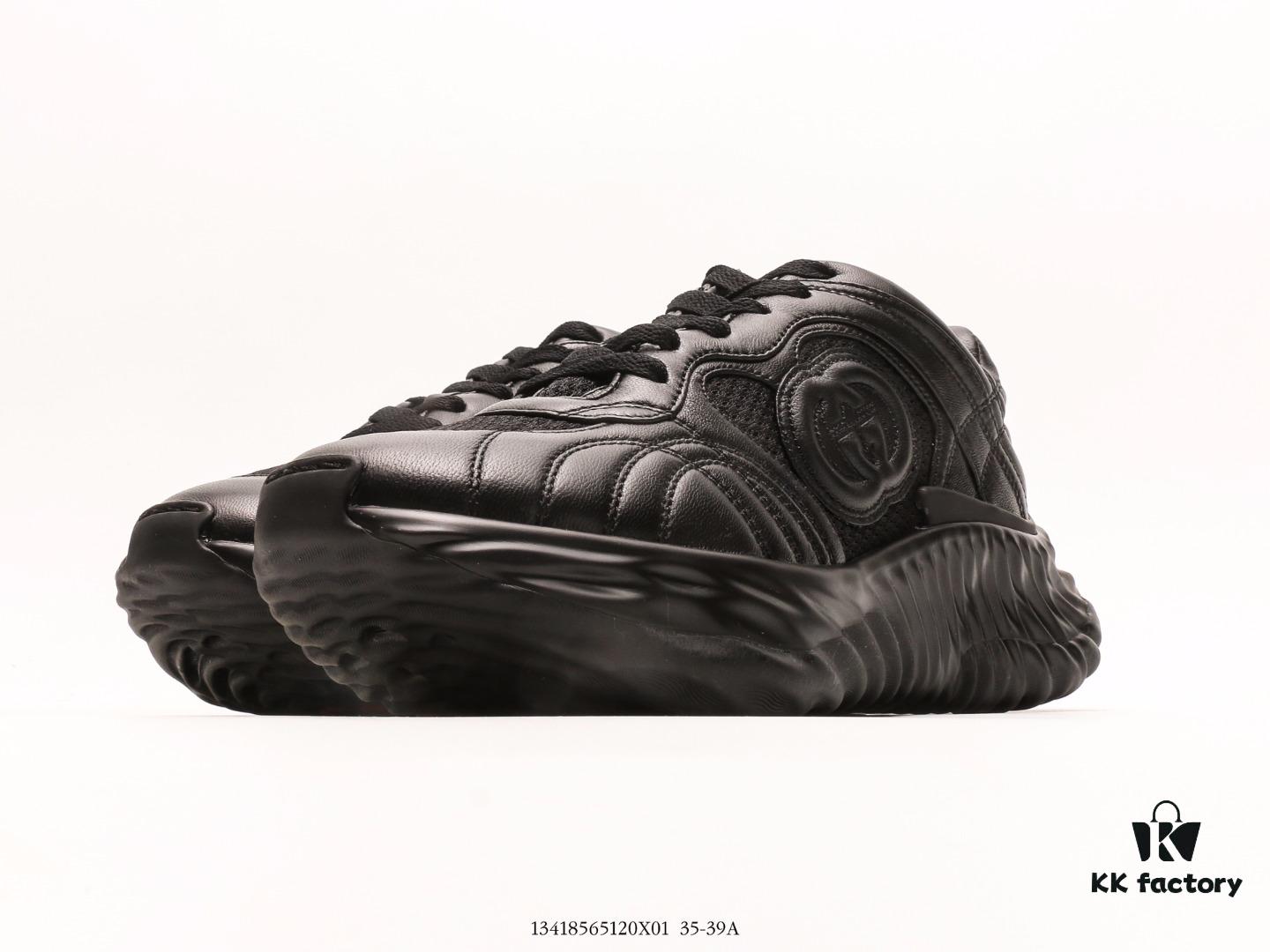 Gucci Rhyton Vintage Trainer Sneaker, 3D Leather Retro Dad Shoe