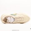 Gucci Rhyton Vintage Trainer Sneaker, Gucci Dad Shoe 3D Leather Horn-Shape Retro Running Shoe