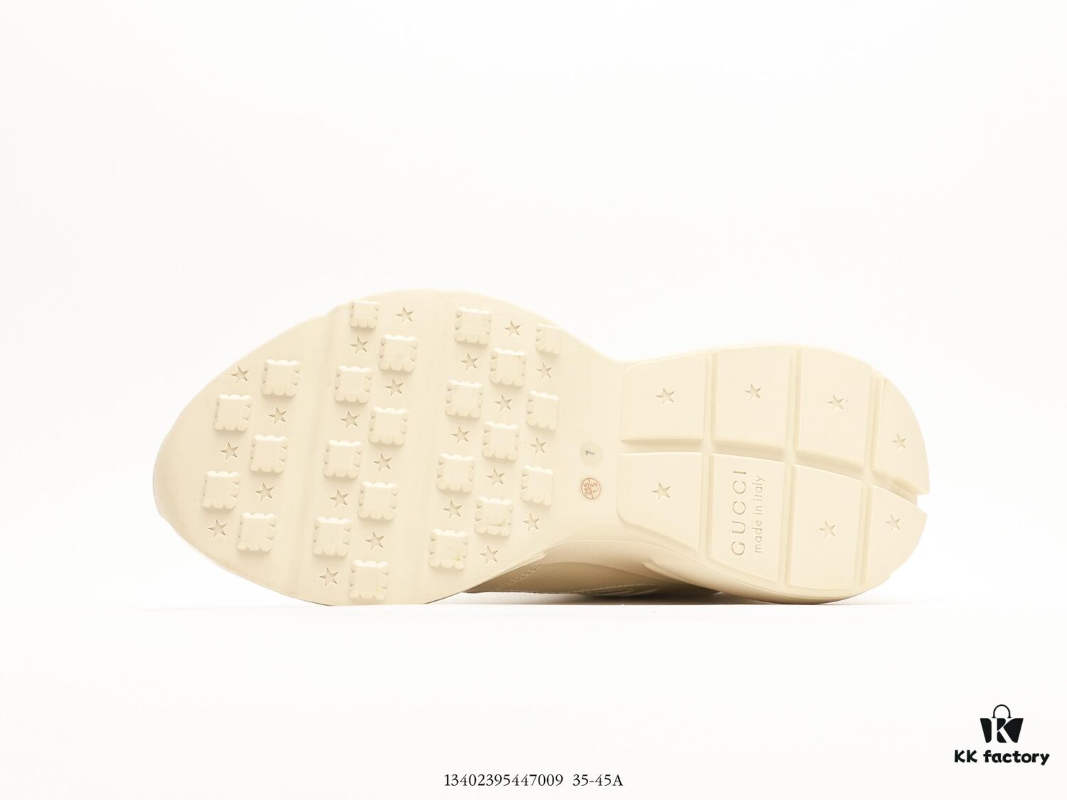 Gucci Rhyton Vintage Trainer Sneaker, Gucci Dad Shoe 3D Leather Horn-Shape Retro Running Shoe