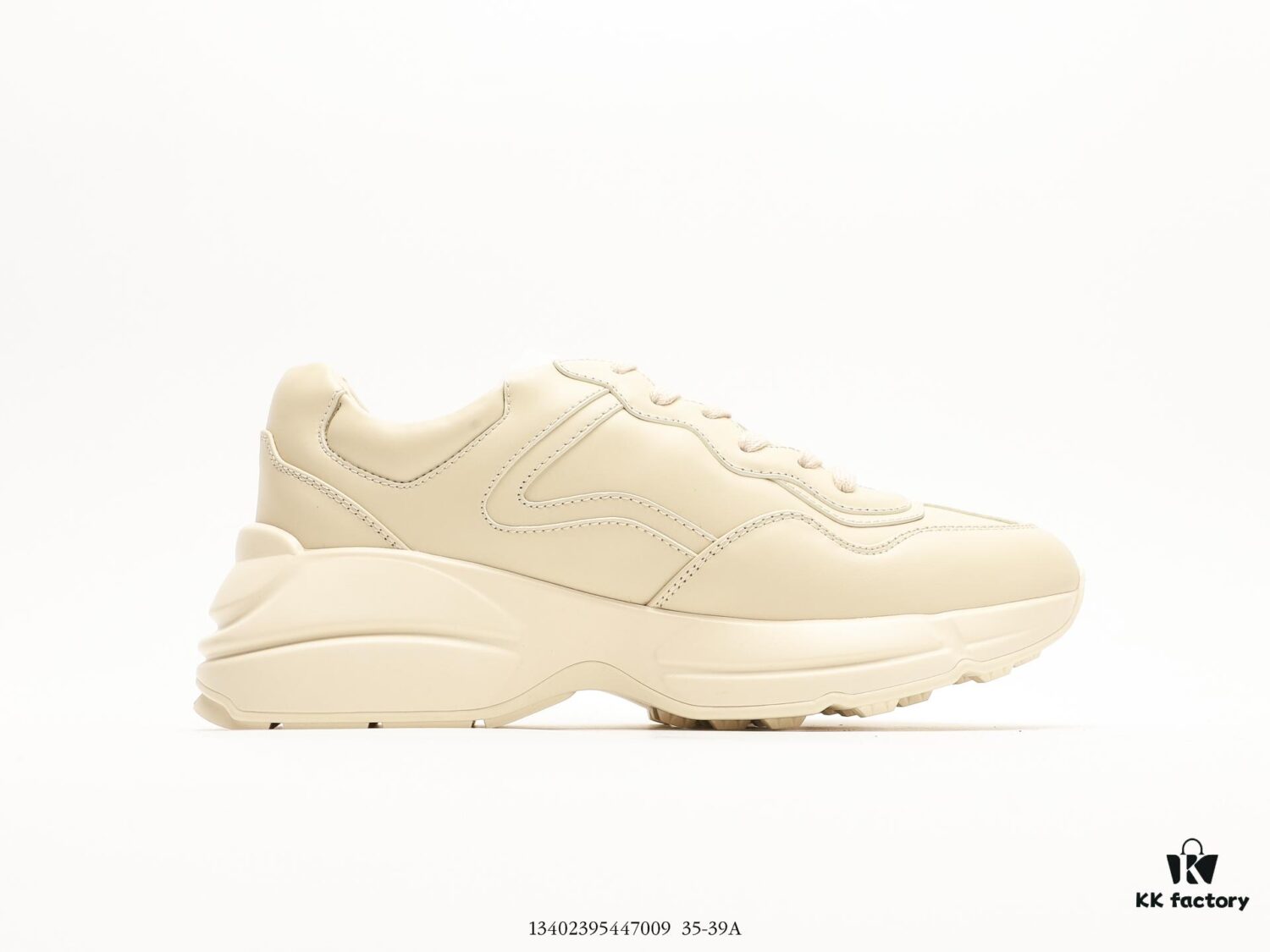 Gucci Rhyton Vintage Trainer Sneaker, 3D Leather Retro Dad Shoe