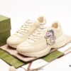 Gucci Rhyton Vintage Trainer Sneaker, 3D Leather Retro Dad Shoe