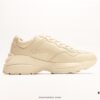 Gucci Rhyton Vintage Trainer Sneaker, 3D Leather Horn-Style Retro Running Shoe